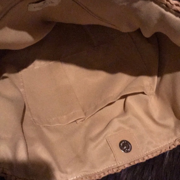 St Johns Bay straw purse with gold handles - Picture 6 of 7